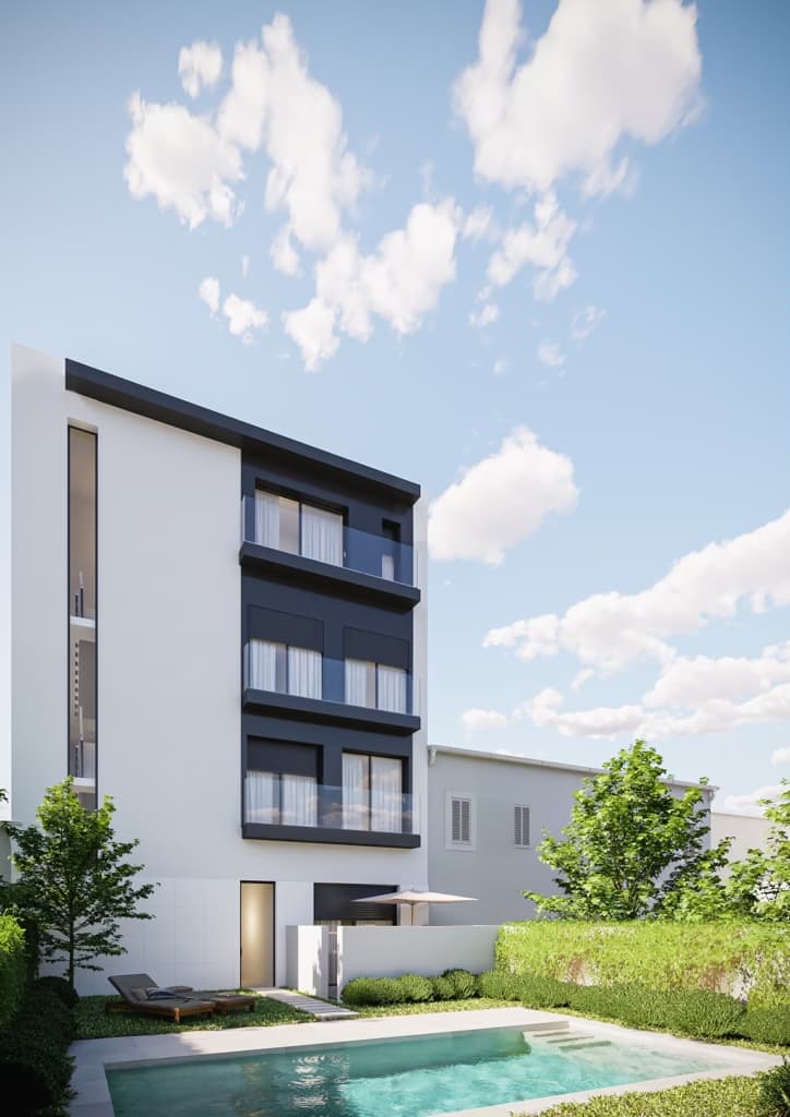 New Construction Apartment House in Palma — Edificio B — C/ de Miquel Àngel Riera, Palma